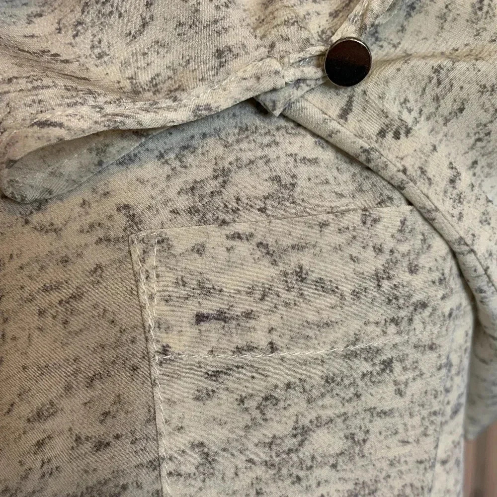 REBECCA TAYLOR EUC Silk Melange Print Blouse Top - Picture 3 of 7